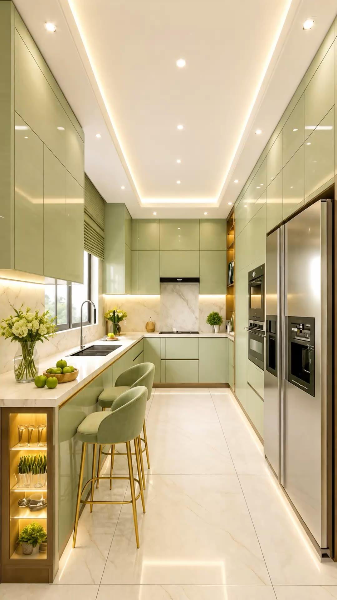 Contemporary Island Kitchen featuring Blum Soft-Close Tandem Boxes & Pull-outs #102